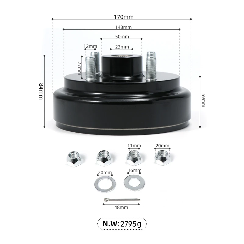 محور فرامل عربة الجولف EZGO TXT طبلة الفرامل 21807-G1 #5
