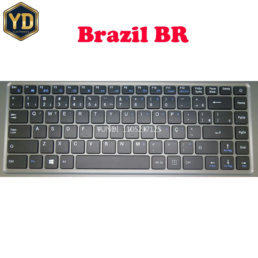 YD PT-BR LA Keyboard For SCDY-300-8-21 YXT-91-36 CM1403-AK For GHIA Libero LV14CPP For Philco PND14 For Multilaser PC PC150 PC15