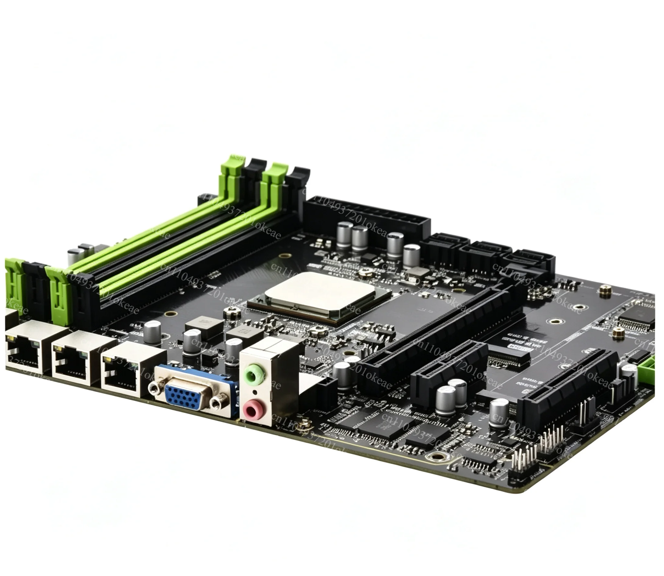 New Upgraded Integrated Motherboard with Onboard CPU D1581-Q3A, Triple LAN Ports, Support DDR3L RAM & M.2one