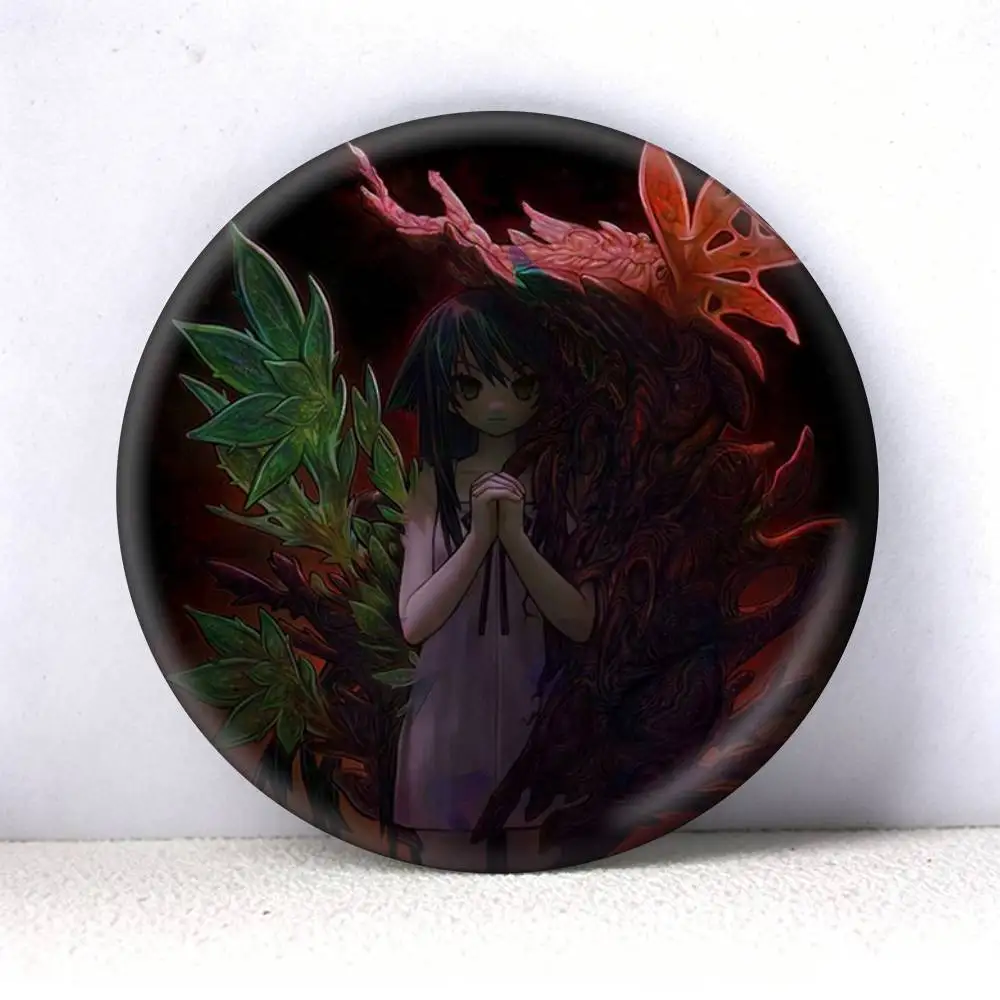 Anime Girl Saya no uta  75mm 44mm 25mm Brooch Backpack Hat Pins Accessories Toys Badge