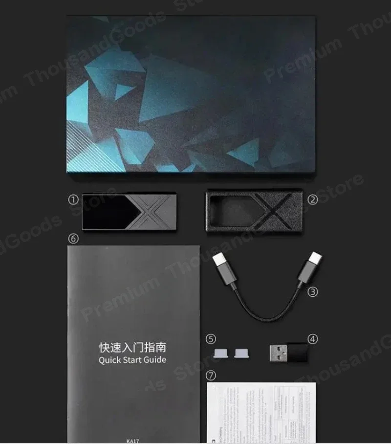 KA17 Decodifica amplificadores auricolari con mini amplificadores desktop Android Apple HIFI