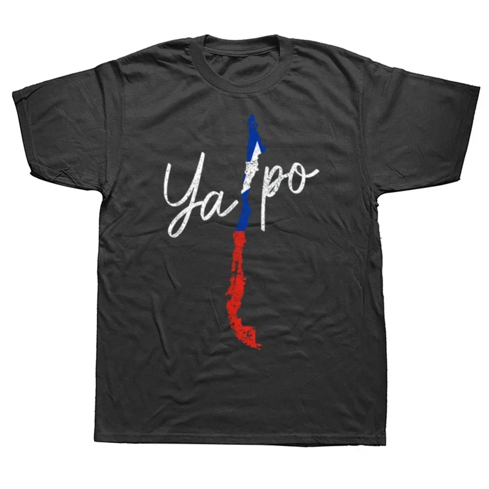 Camiseta con bandera de Chile y español para hombre y mujer, camiseta informal de algodón con personalidad, diseño de manga corta, Tops para hombre