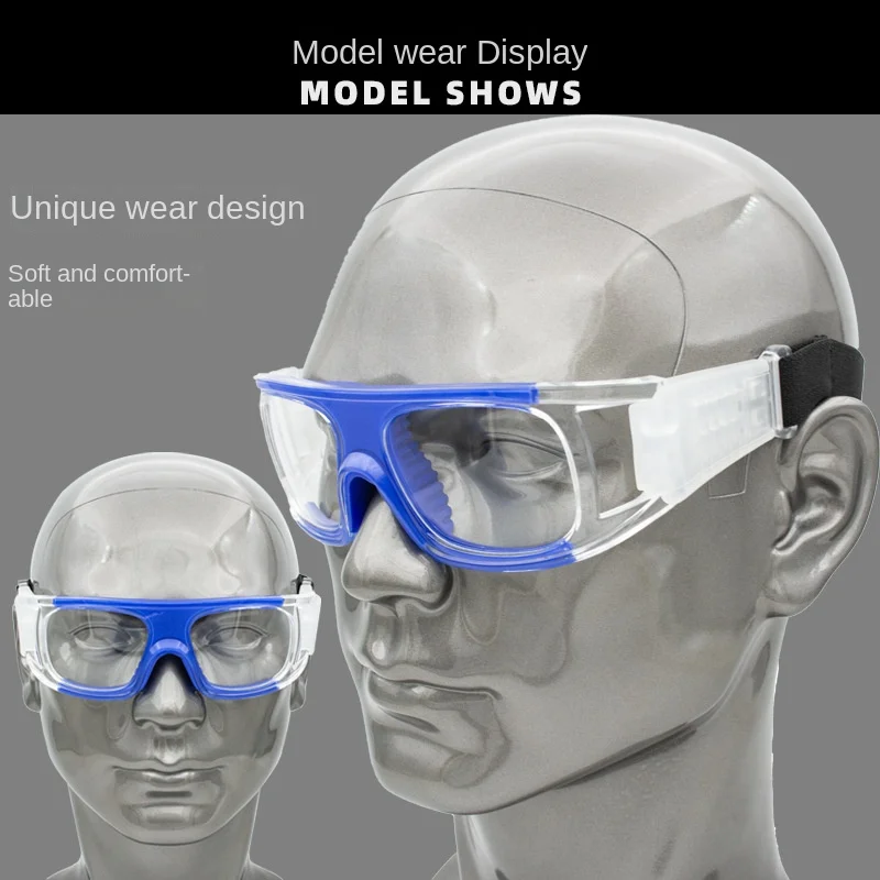 Basket sport ciclismo golf pesca occhiali da calcio anti-caduta antiurto impatto occhi da uomo