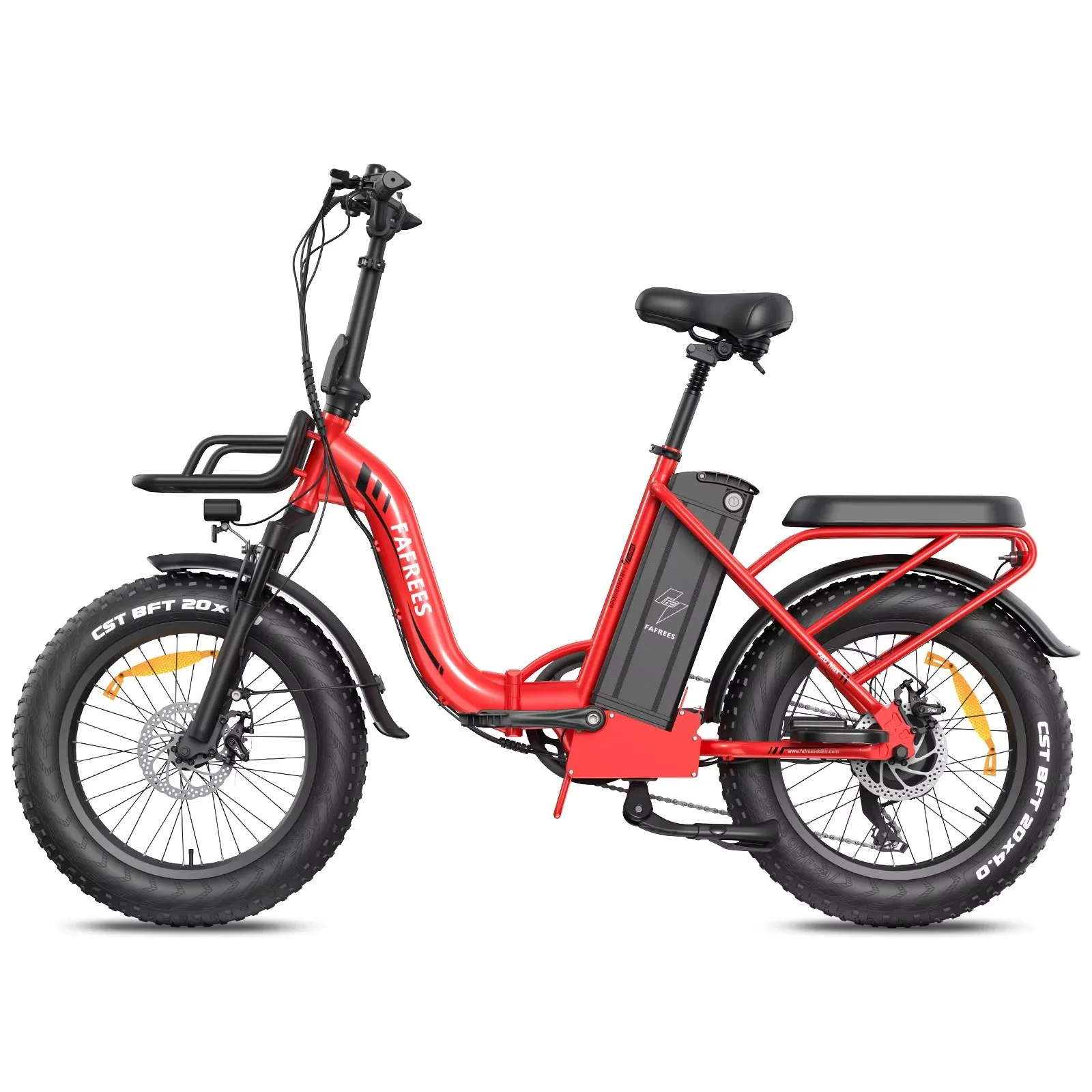 Fafrees F20 Max Elektrische Fiets 20 x 4.0" Vetband Mountain E-bike voor Volwassenen 48V 30Ah Verwijderbare Batterij 110-150 km Bereik