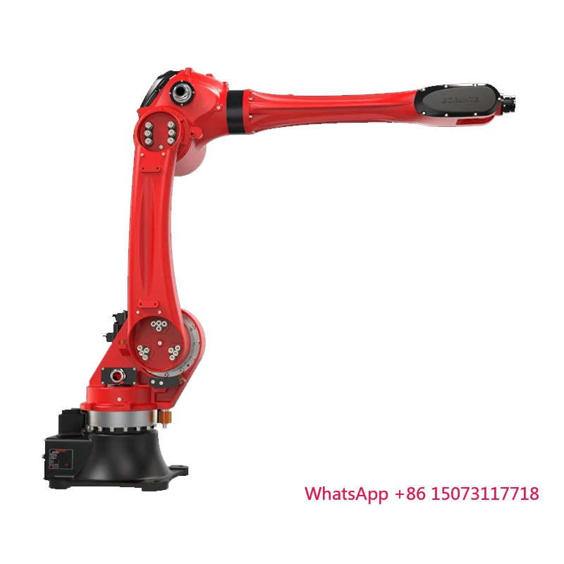 Bras robotique à 6 axes, charge utile de 10KG, large applicabilité pour la manipulation du soudage, le meulage, la coupe, l'ébavurage inclus. Moteur Moteur PLC