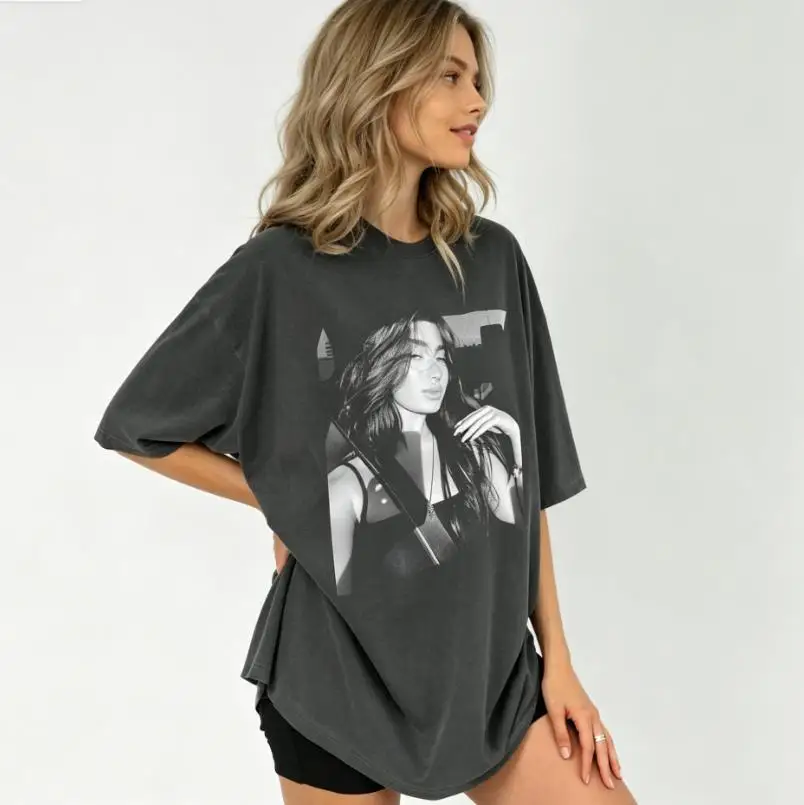 Personalized Picture Custom T Shirt Vintage Photo Design For Women Upload Own Image Holiday Gift - view 3