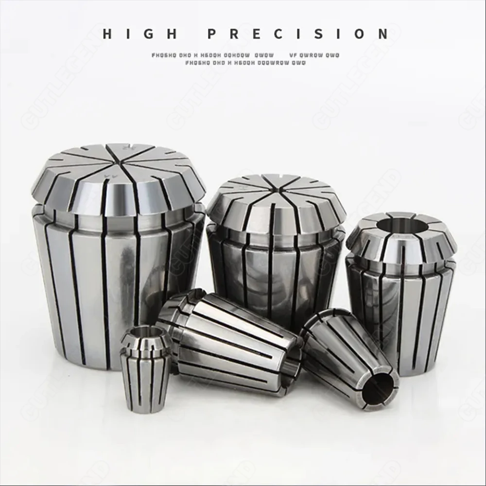 ER Spring Collet ER11 ER16 ER20 ER25 ER32-1 2 3 4 5 6 7 8 9 10 11 12 20mm High Precision 0.005mm 0.008mm Milling Tool Holder CNC