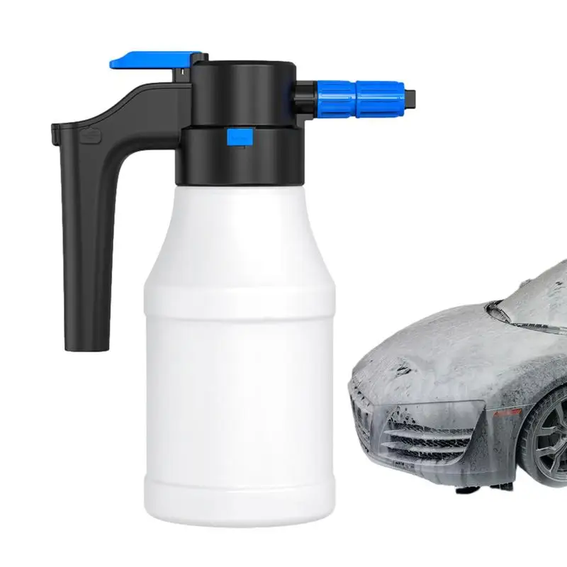 

Car Wash Sprayer 1.5L Cordless Electric Foam Bottle Garden Hose Portable Air Pressure Atomizer Pump Sprayer For Car Washing