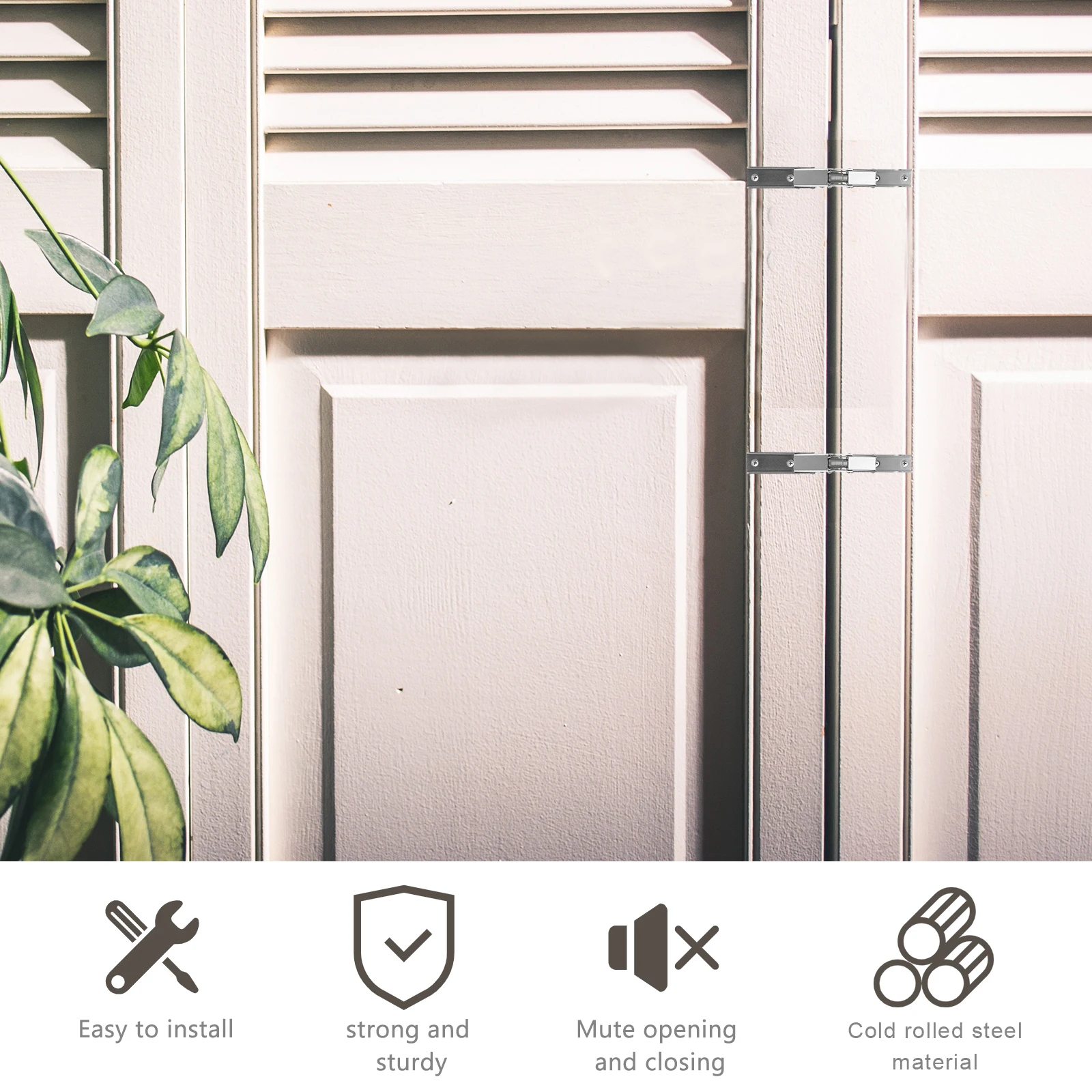 2Pcs Folding Hinge 90 Degree Hidden Invisible Brackets Large Bearing Capacity for Furniture Cabinet Drawer Shelf Kitchen