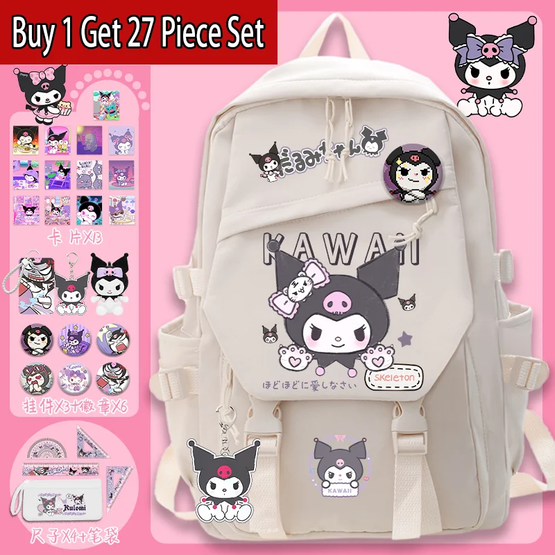 

Culom Backpack 2025 New Sanrio Teen Backpack Cute School Lightweight Bag Large Capacity Back To School Backpack