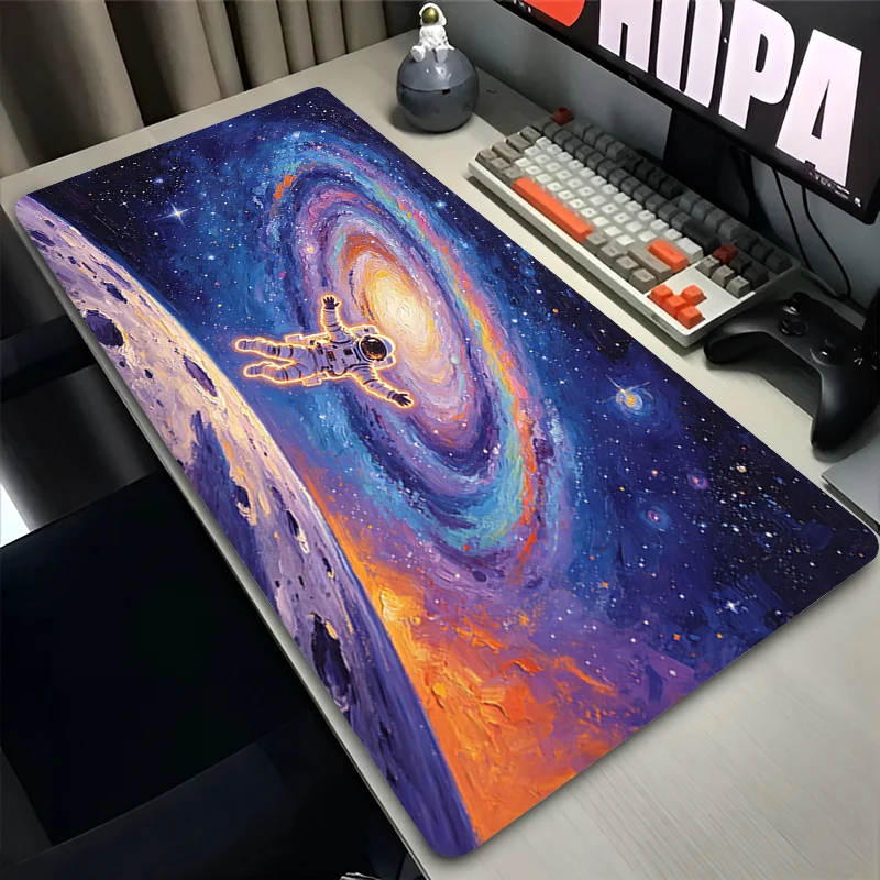 Mouse Pad Artistic style astronaut Extended Mouse Pad Gaming Accessories Computer Keyboard Desk Mat Large Carpet Gamer Mousepad