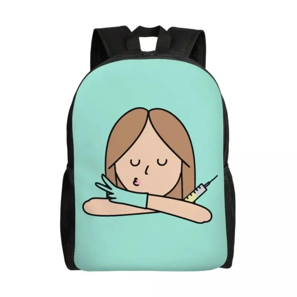 

Print Nurse In Trouble Nurse Backpack for Girls Boys School College Travel Bags Bookbag Fits Laptop