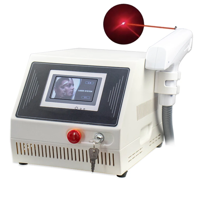 

ND YAG Laser Tattoo Removal Machine Q-Switched 1320 1064 532nm Red Aiming Touch Screen Painless Skin Rejuvenation Use Salon Spa