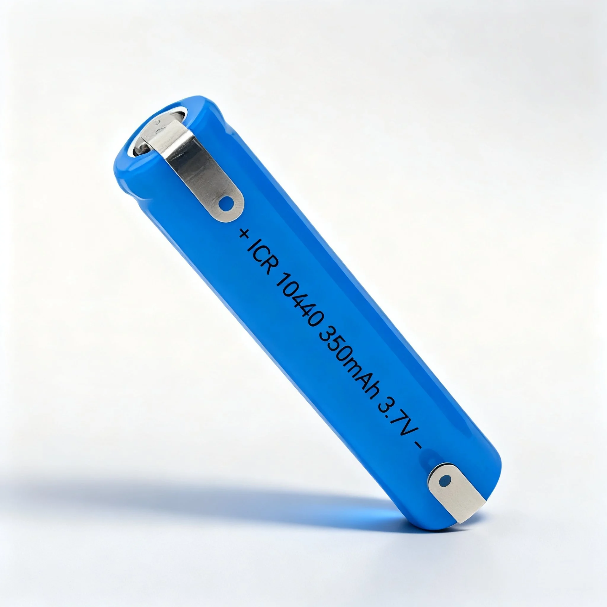 10440 3.7V 350mAh Rechargeable Lithium Battery with Solder Tabs for Flashlight Shaver Juicer Speaker Keyboard Mouse Radio Toy