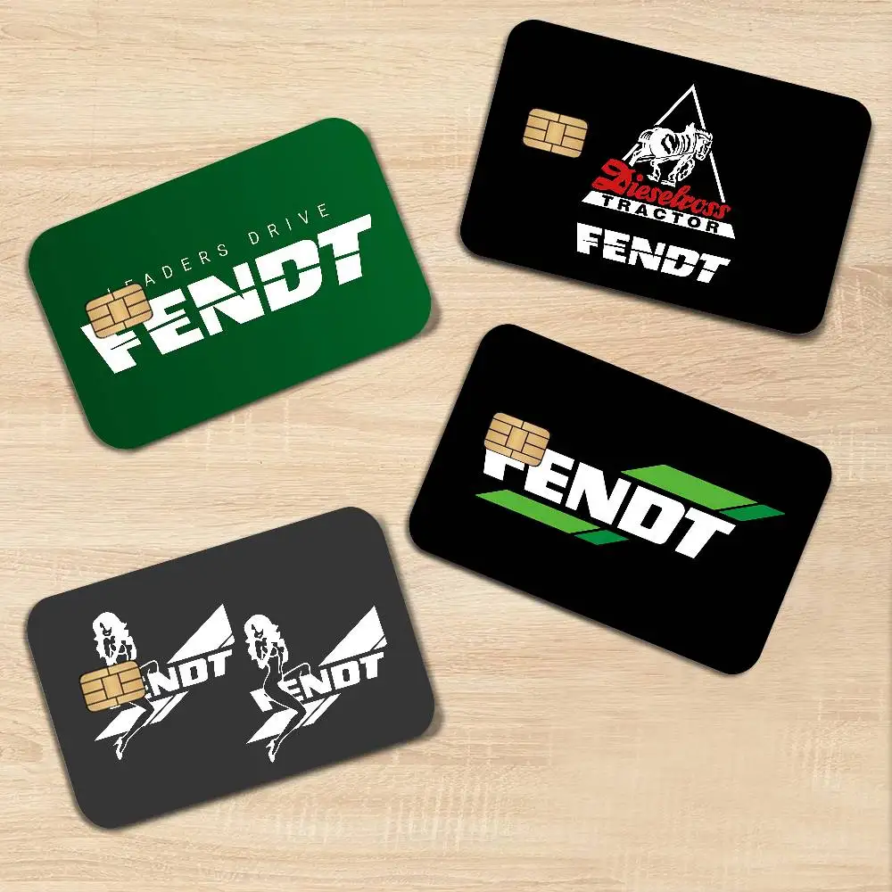 Farming Tractor Fendt Anmie Sticker Film Skin Cover for Credit Card Debit Bank Card Front