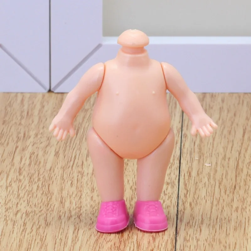 

Cute Chubby BJD Doll Paired with Shoes Toys for Girls 8cm Doll Body