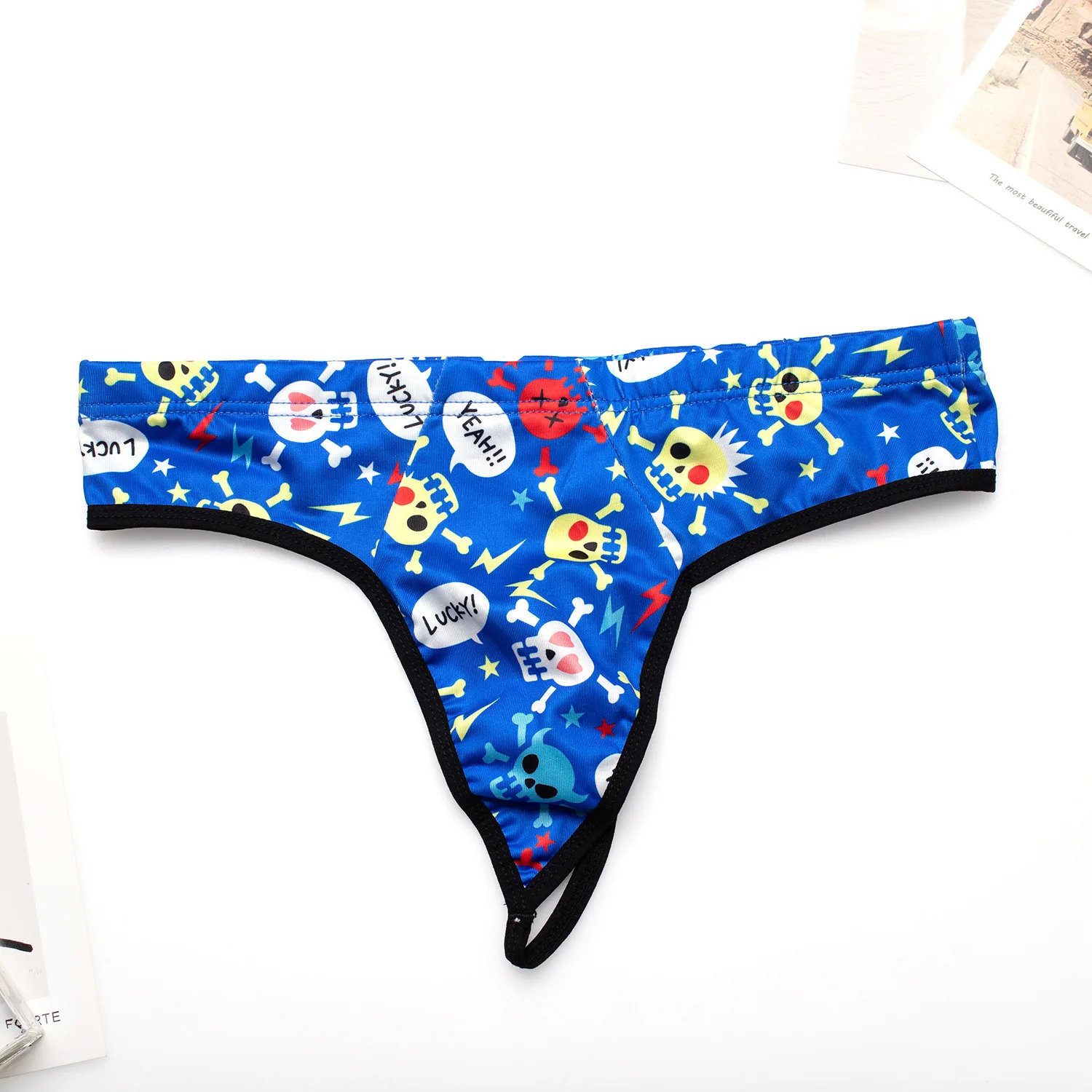 Sexy Underwear for Women Seductive Funny T Back Thongs Personalized Printed Cartoon Girl Fashion Bottom Shorts Panties G Strings