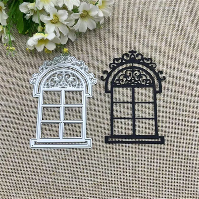 Window lace flowers Frame Metal Cutting Dies Stencils For DIY Scrapbooking Decorative Embossing Handcraft Template