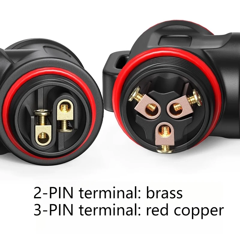 IP68 wire waterproof connector butt cable terminal T-type three-way outdoor rain-proof connector lamp buried