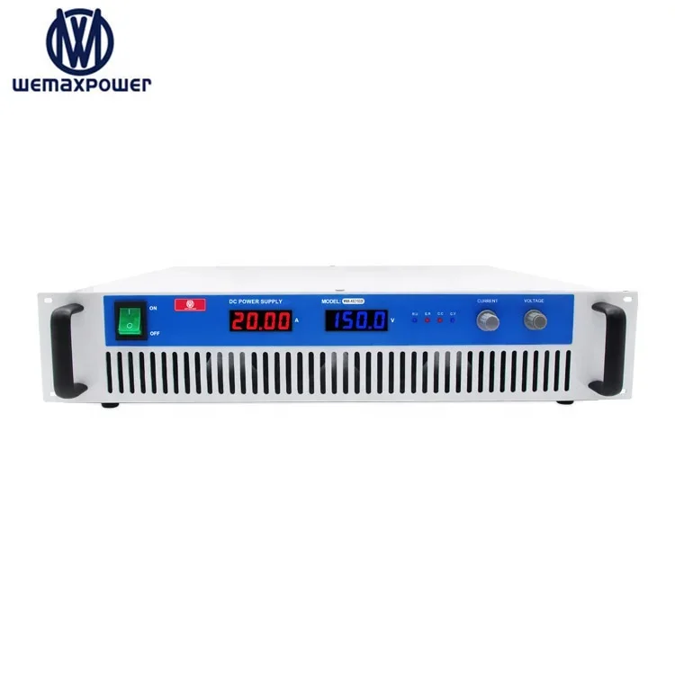 

380vac 220vac 110vac To 0~150vdc 20amp Variable 3000w DC Regulated Switching Mode Adjustable Ac To Dc 150v 20a Power Supply