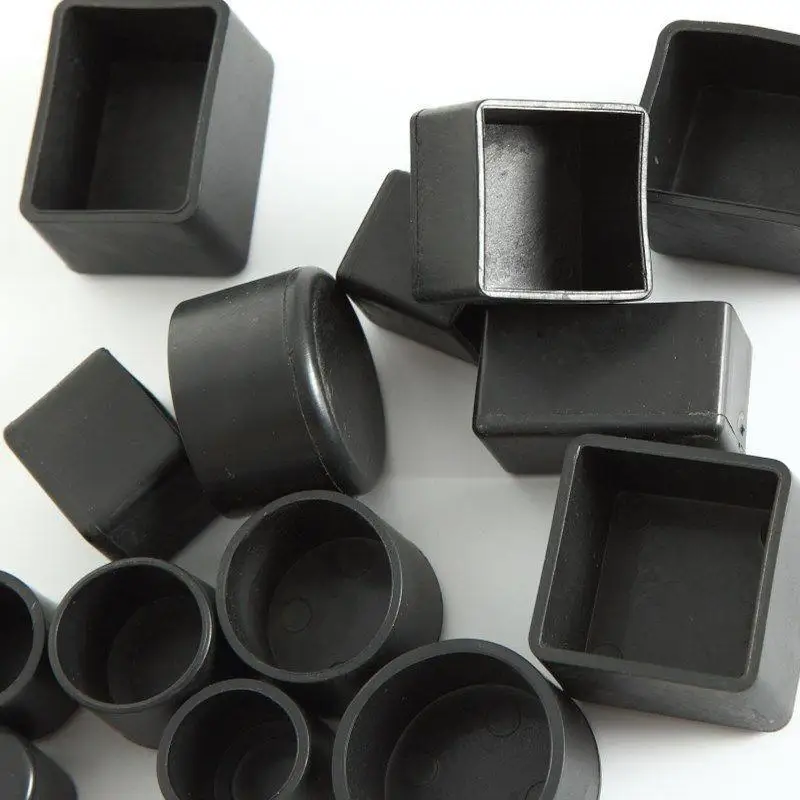 

4 шт. квадратные заглушки для ножек стульев, резиновые прямоугольные накладки на ножки стола, заглушки для труб, пылезащитные чехлы, накладки для защиты пола, регулировка уровня мебели