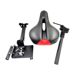 Foldable Height Adjustable Saddle Set for M365 Pro Pro2 Electric Scooter Chair Retractable Seat with Bumper