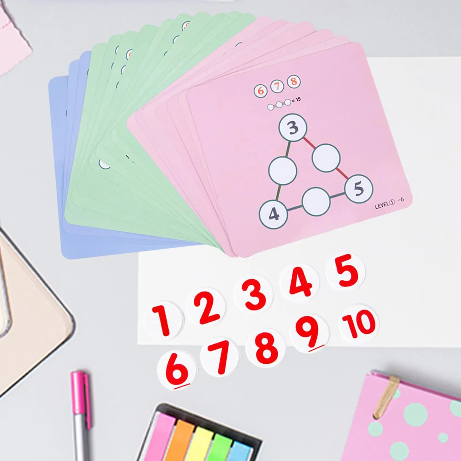 Atividades de aprendizagem de jogos de matriz de números para casa interna e externa