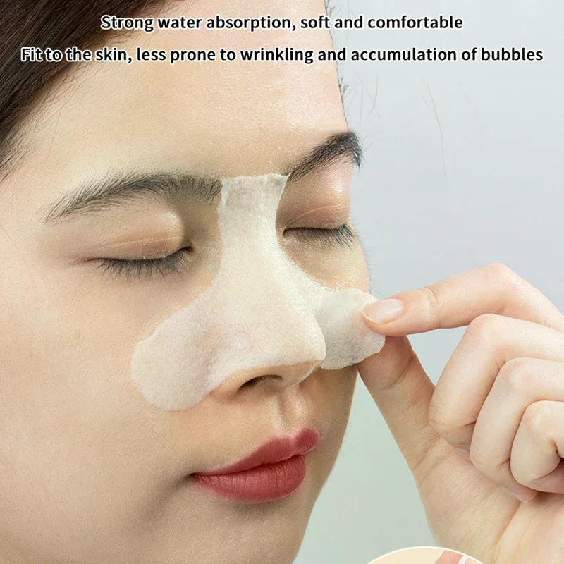 100 個多機能コットンパッドウェットコットン特別な保湿薄いリムーバー黒ずみコットンウェットコンプレスフェイシャルマスク紙