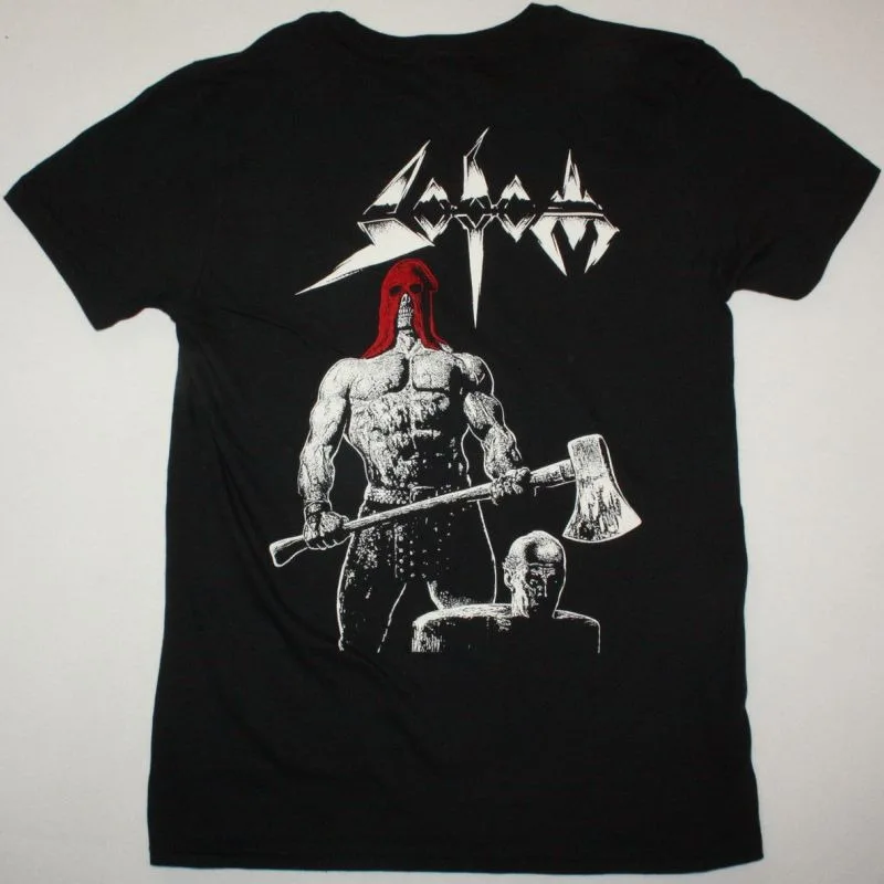 Sodom Band Black T-Shirt Cotton Unisex S-234XL For Men Women RM192  High Quality 100%Cotton Short Sleeve