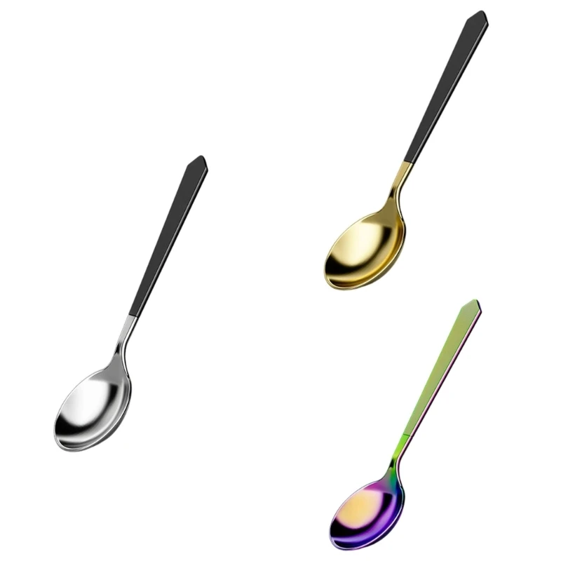 304 Stainless Steel 16cm Coffee Spoon With Ergonomic Handle Coffee Stirring Tool For Brewing And Cup Testing