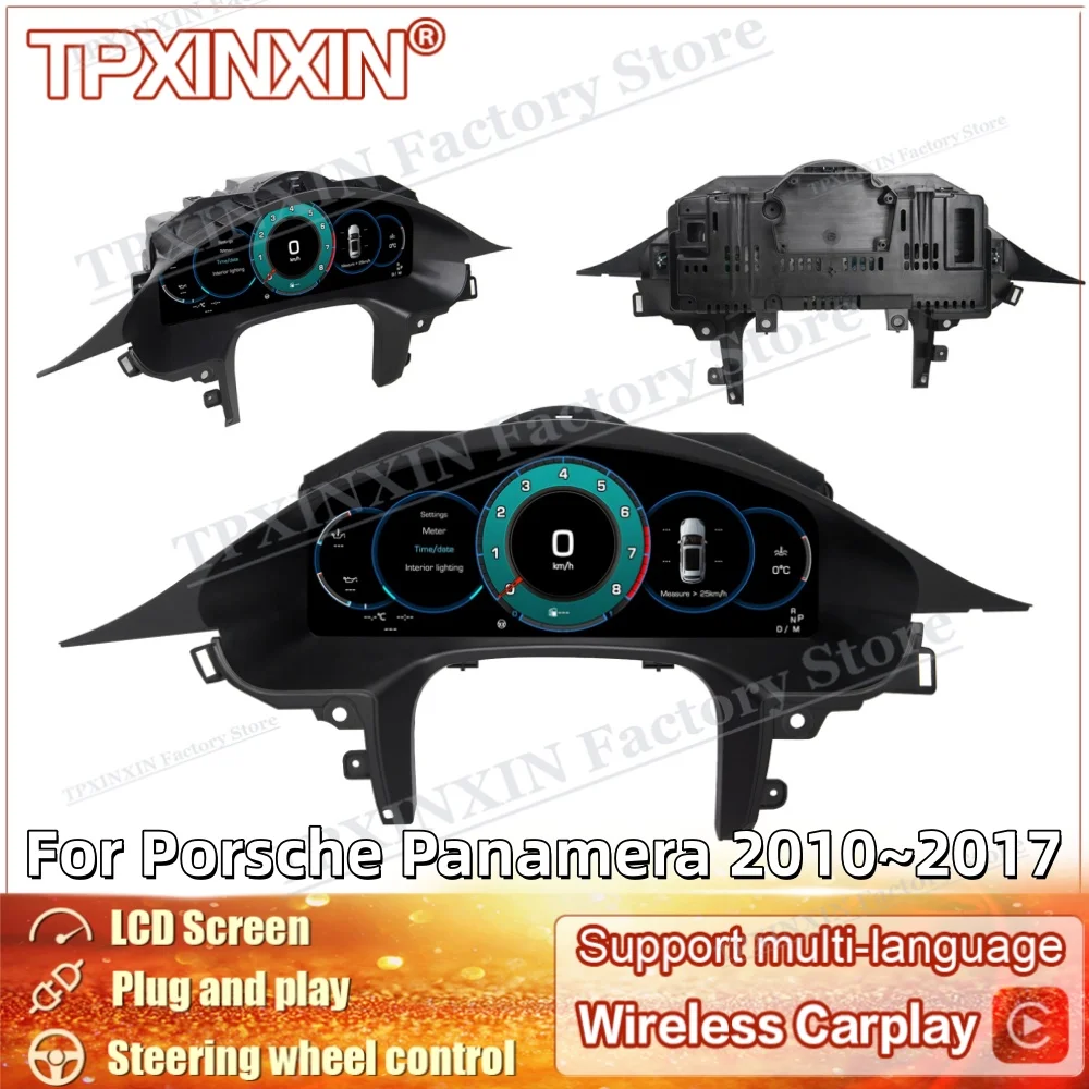 Digital LCD Cluster For Renault Koleos Megane 4 2016~2019 With Carplay Car Digital Dashboard Panel Virtual Instrument Cluste