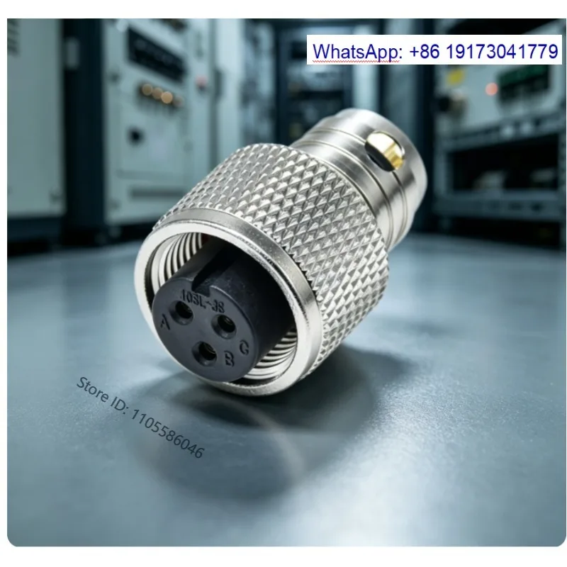 MIL-DTL-5015 standard circular connector DIN screw type IP67 waterproof 10SL 3S/4S/5S female head moldable plug