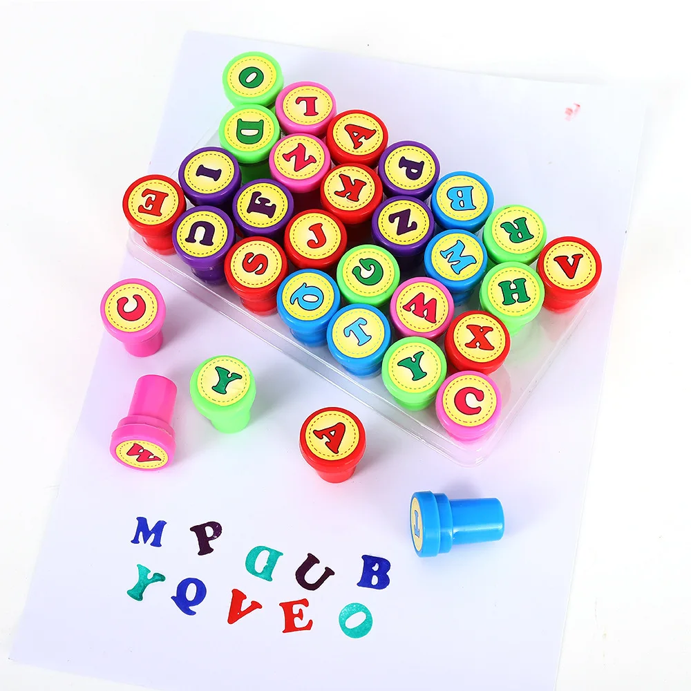 10pcs Kids Assorted Self-Ink Stamps for Birthday Party Favor Carnival Prizes School Stampers Halloween Christmas Zoo sellos