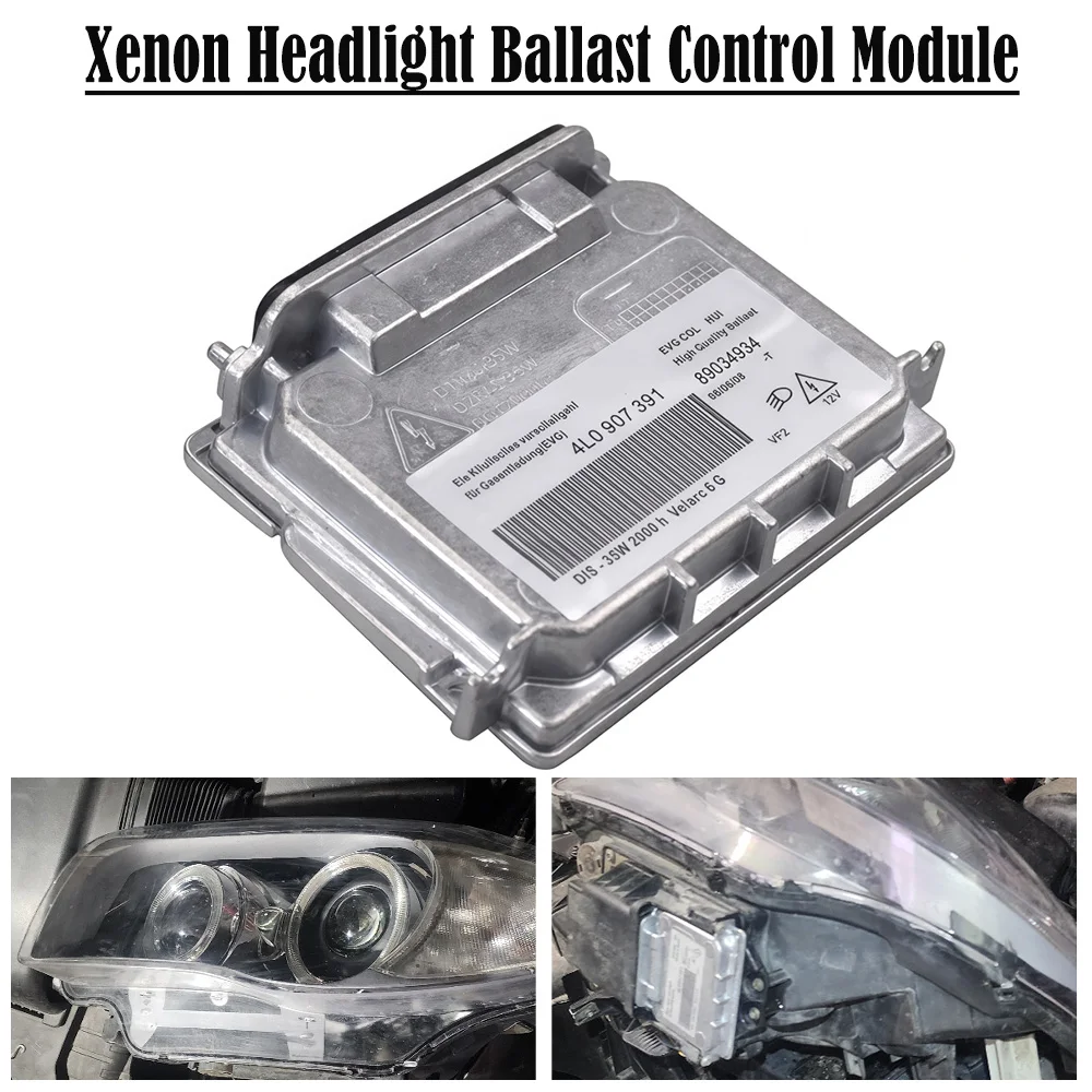 New Xenon HID Headlight Ballast Unit Controller Module 89034934 4L0907391 For BMW E81 E87 E82 E88 Audi Q7 For VW GMC Volvo