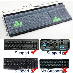 Universele Toetsenbord Siliconen Beschermfolie Huid Cover Desktop Pc Transparante Silicagel Bump Concave Toetsenbord Transparant Deksel