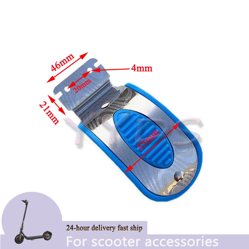 Rear Brake Pads of Scooter Parts Replacement with Screws Easy to Install Lightweight Convenient Effective Braking Accessories image 2