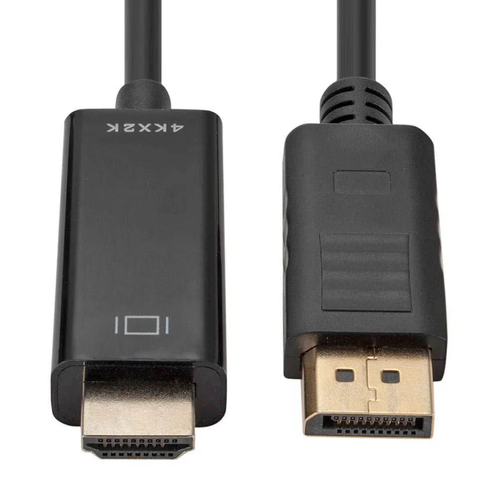 4K 2K DisplayPort إلى HDMI-متوافق مع محول صوت الفيديو محول عرض ميناء كابل DP لأجهزة الكمبيوتر المحمول العارض شاشة تلفاز الكمبيوتر PS3