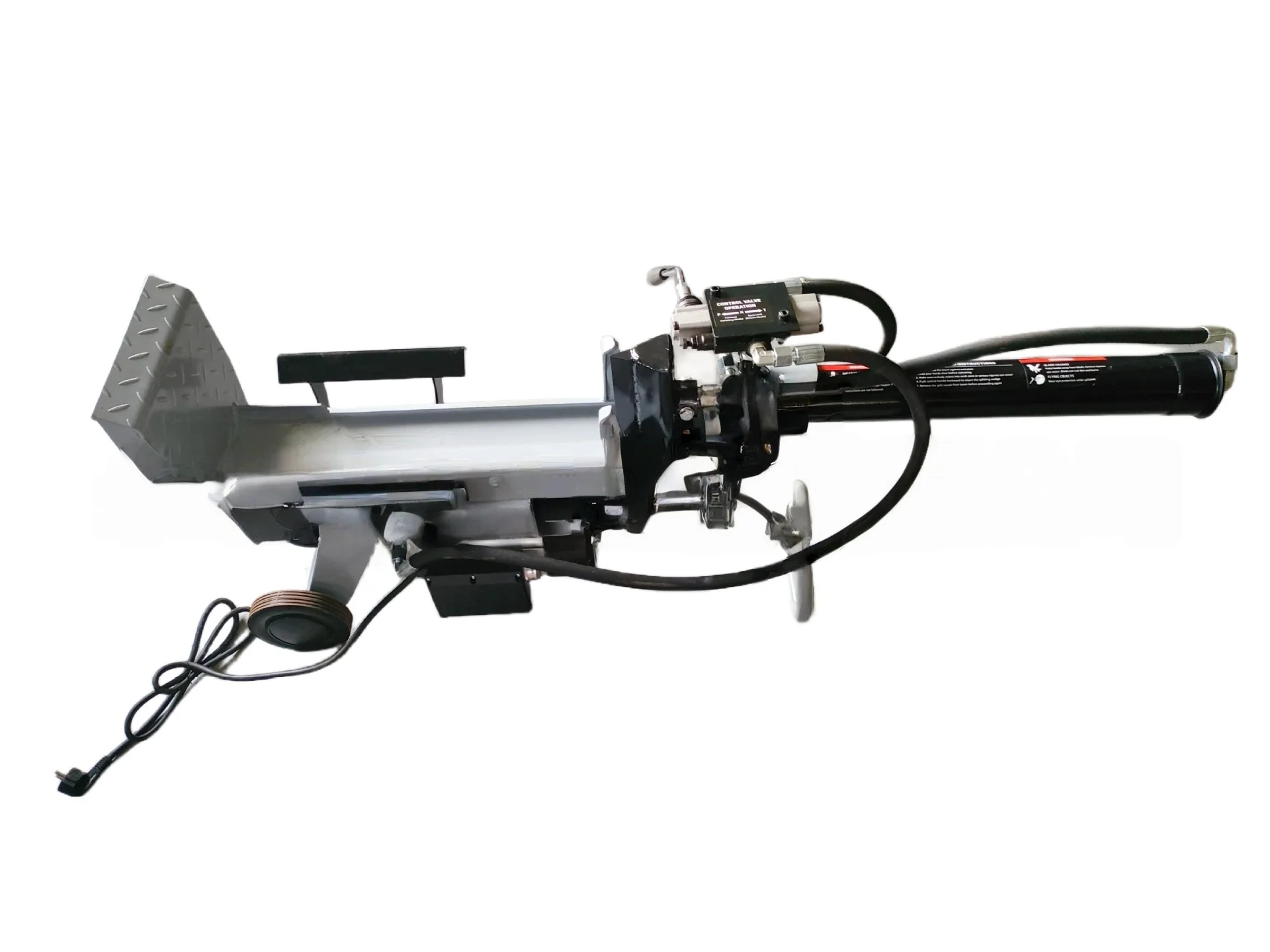 Electric Hydraulic Vertical and Horizontal Quick Wood Splitting Machine Small Multi-purpose Wood Splitter to Break Wood Roots