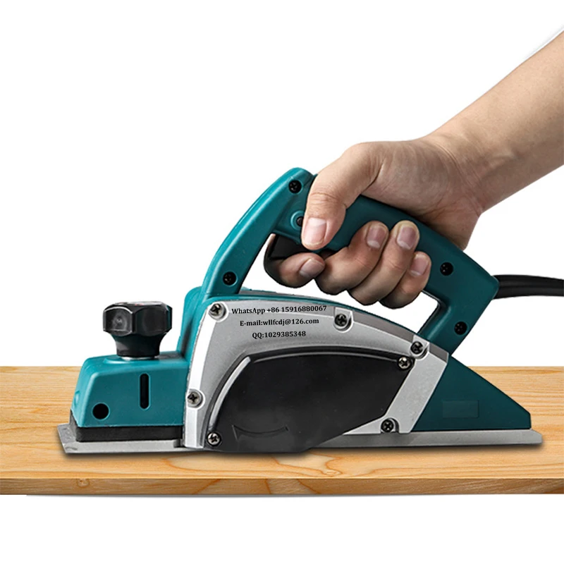 

1200W Electric Planer Wood Woodworking Motorized Machine Bench Carpentry DIY Furniture Cutting