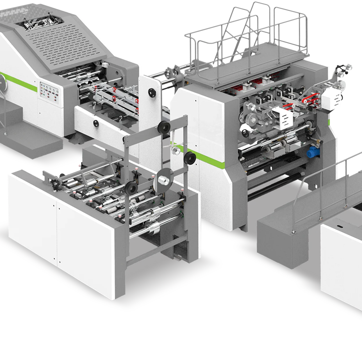 High Performance Fully Automatic Online Printing Paper Bag Making Machine Maker Bag Machines Making Paper Kraft Paper Customized