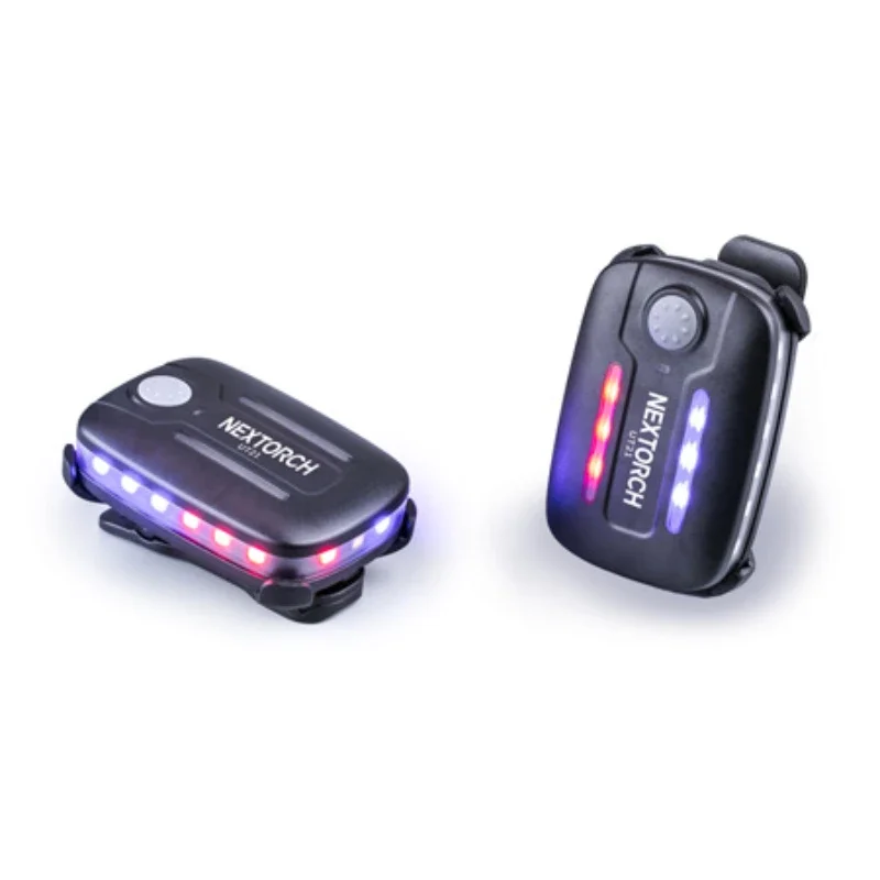 NEXTORCH IWP UT21Motion Sensor LED Shoulder Flashing Light Red Blue Blaster 360° Untuk Penyelamatan Luar Ruangan