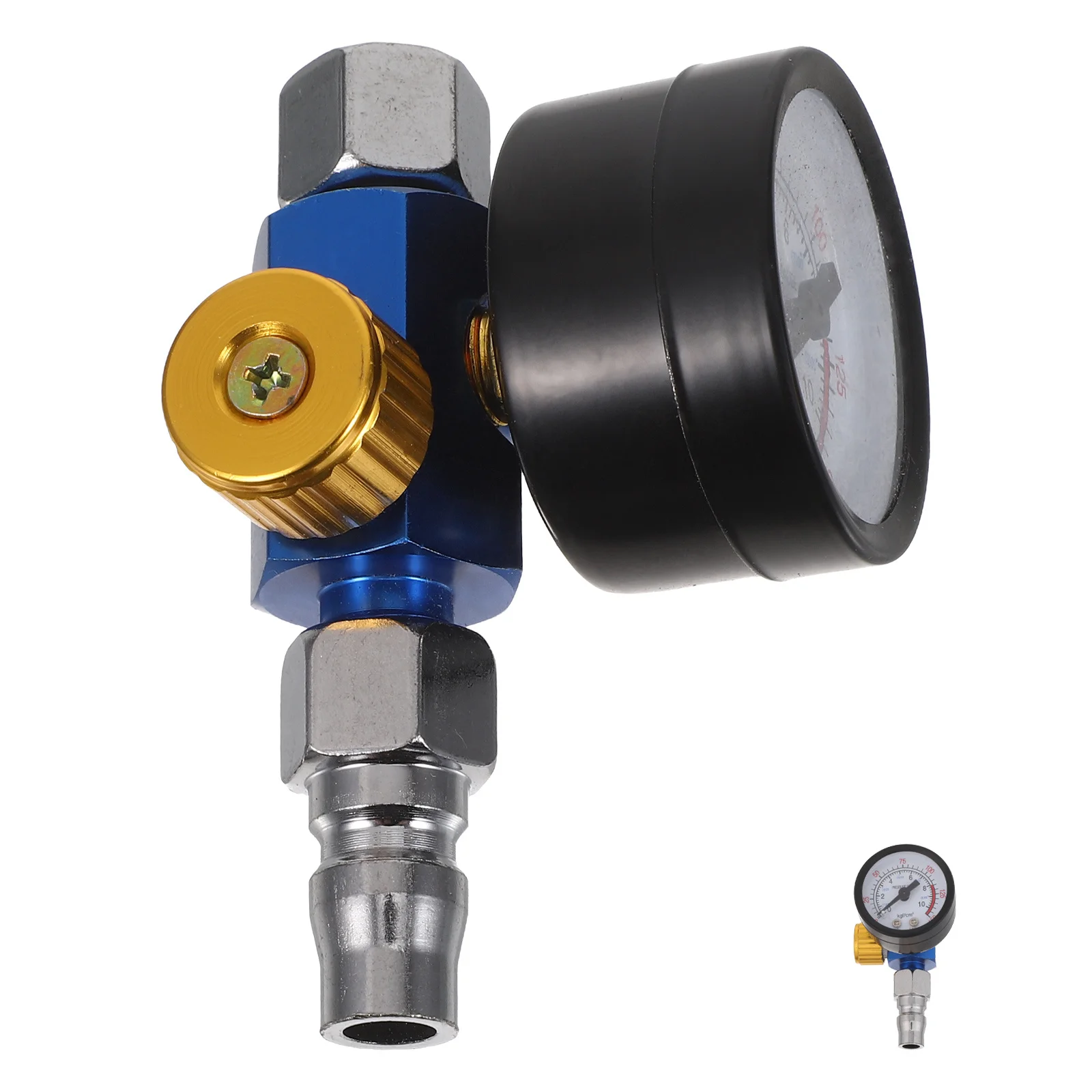 

Paint Spray Gun Regulator With Oil-Water Separator Adjustable Pressure Control Valve Zinc Alloy Air Filter Regulator For