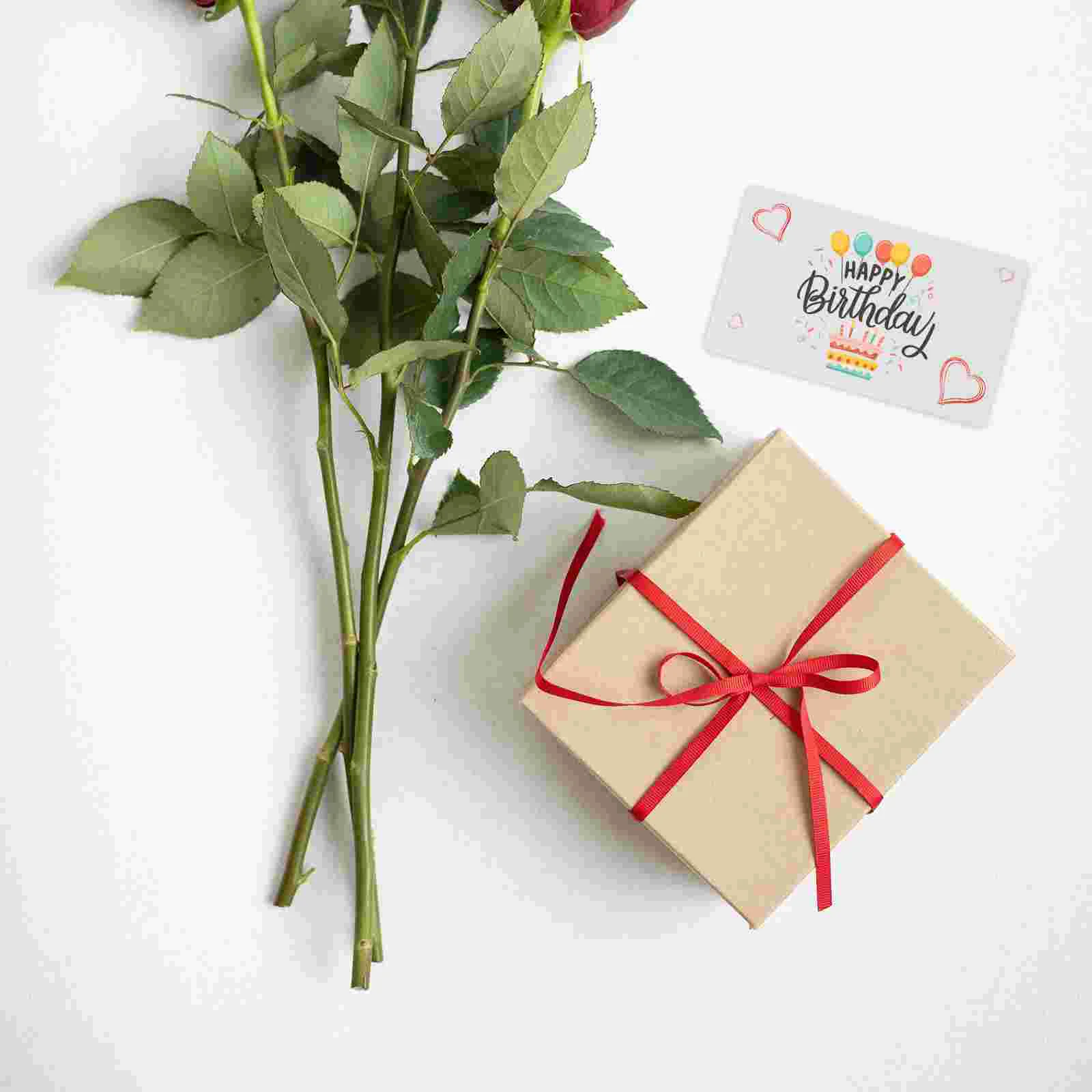 Christmas Mini Notepads Message Cards Scrapbook Kraft Blank Words Greeting Memo