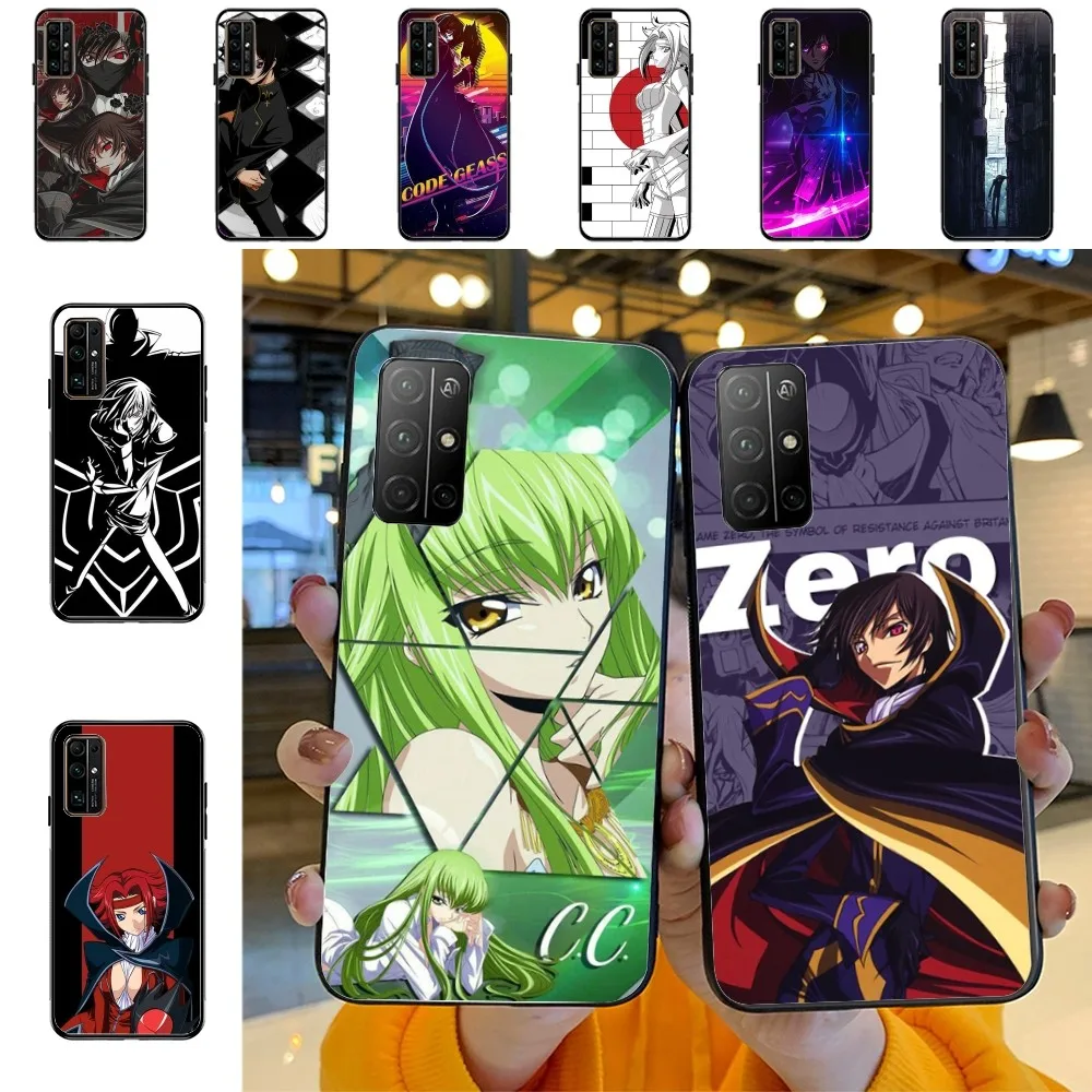 Code Geass  Phone Case For Huawei Honor 10 lite 9 20 7A 9X 30 50 60 70 pro plus Soft Silicone Cover