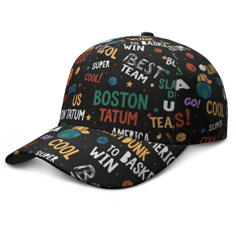 America Boston Baseball Cap Custom Made Name Team Logo Tatum Hat Country Travel American Nation United States Star Flag Headgear
