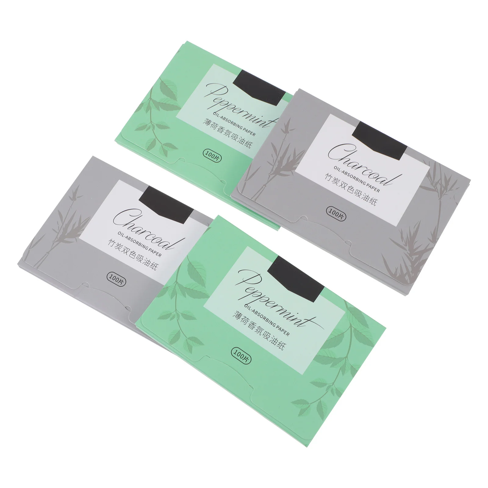 4 Boxes Absorbing Tissues Facial Blotting Handy Oil Absorbing Tissue Paper Mini Makeup Wipes Control Film Portable Box