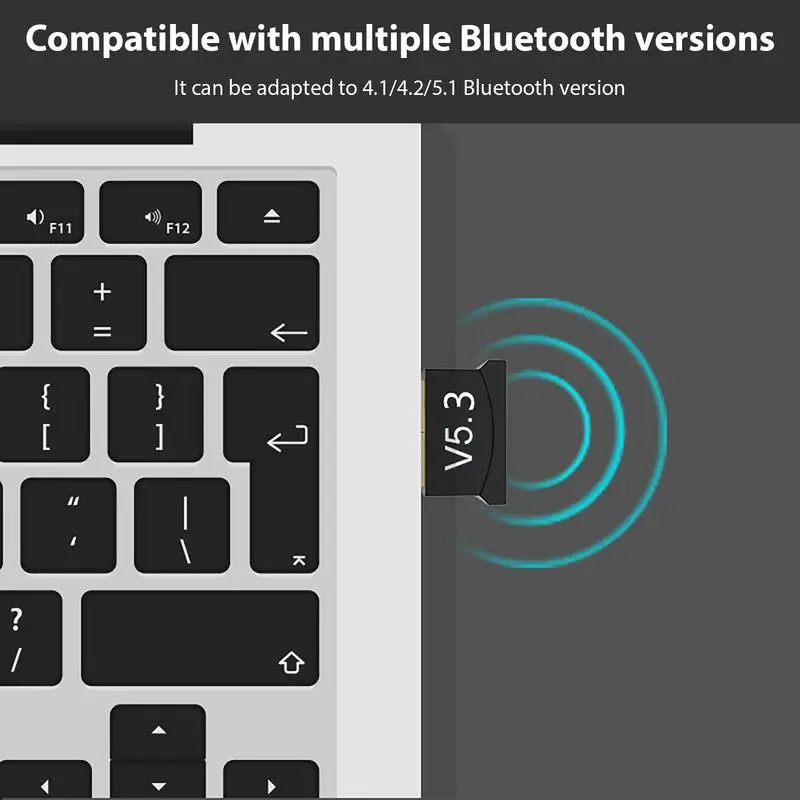 PC 5.3 용 무선 어댑터, 무선 USB 리시버, 무선 USB 송신기, 휴대폰 헤드폰용 리시버 컴퓨터 액세서리