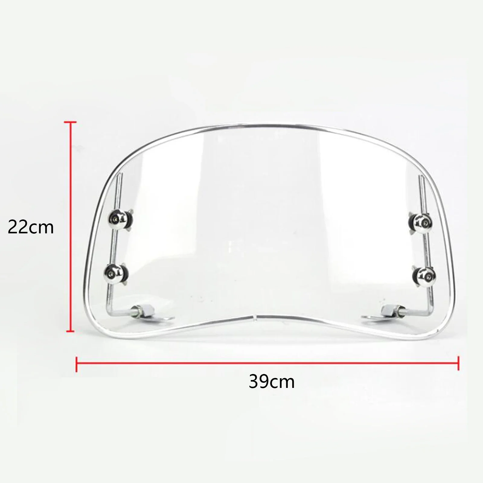 شاشة أمامية 8.6 بوصة، شاشات درع الرياح، منحرف للزجاج الأمامي للدراجات النارية، شفافة للعطلات الرومانية، مركبة كهربية إيما صني