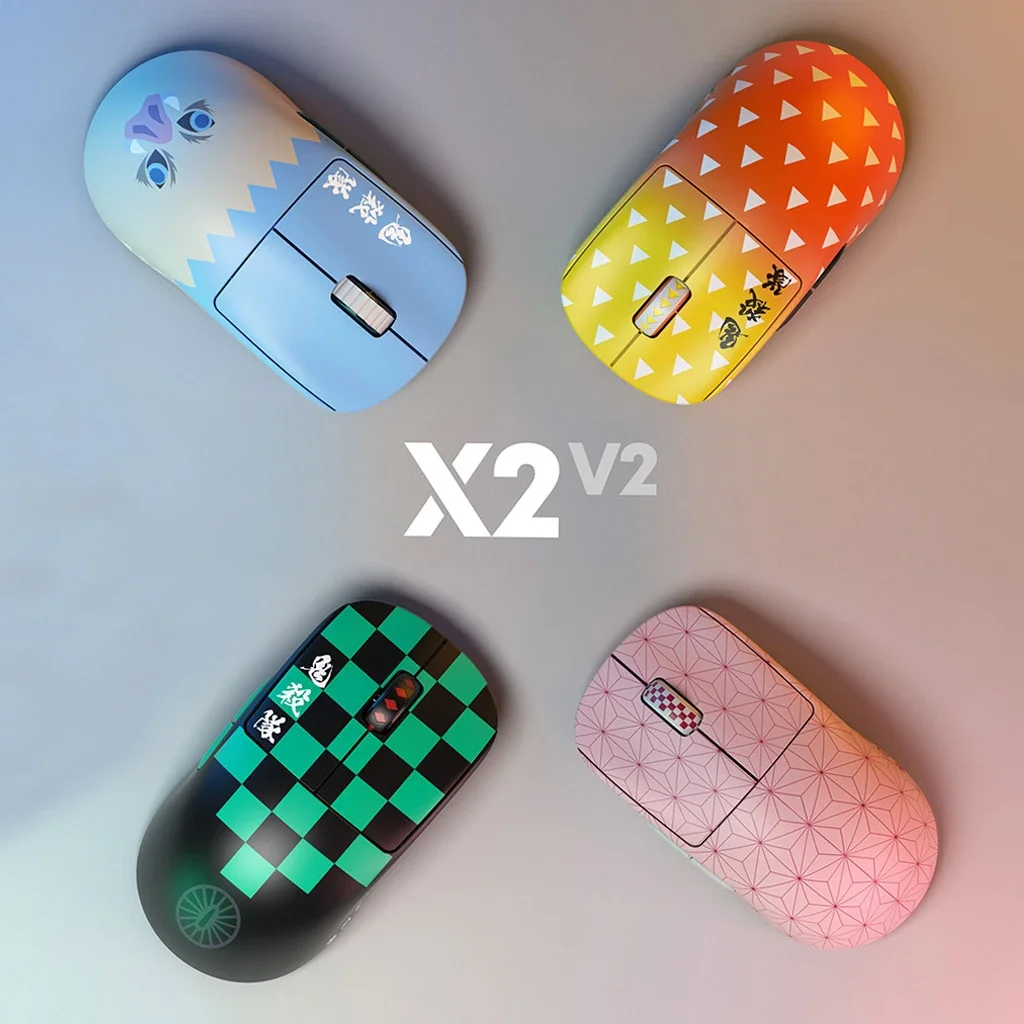 Pulsar Demon Slayer X2V2 X2V2Mini X2H X2A Mouse Dual Mode Wireless Mouse Support 4000Hz Paw3395 Gaming Mice PC Accessories