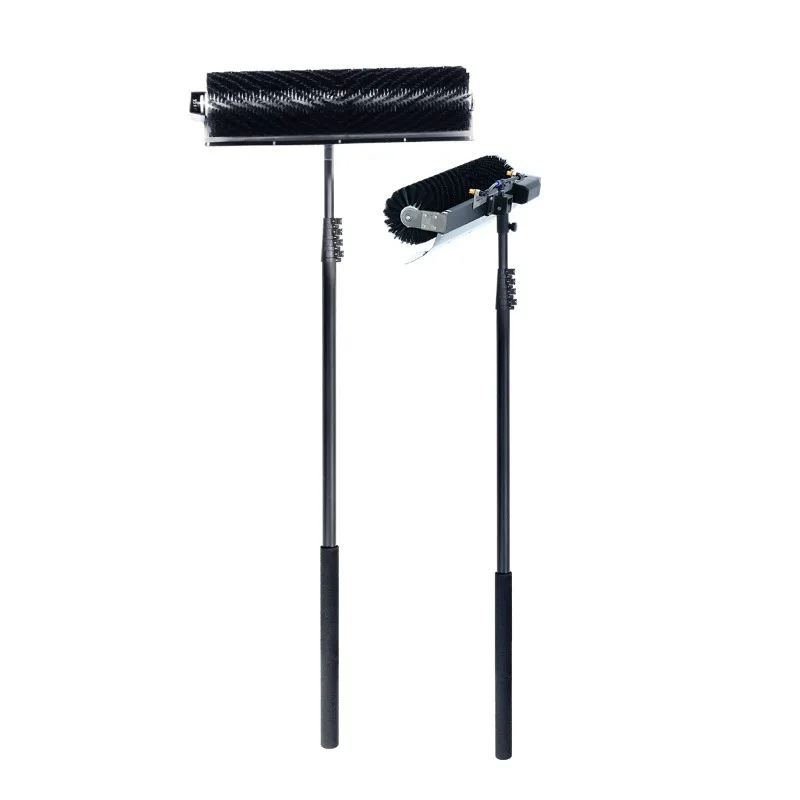 

3.5/5 5/7.5 meters electric rotating solar panel cleaning roller brush cleaner telescopic photovoltaic panel cleaning tool